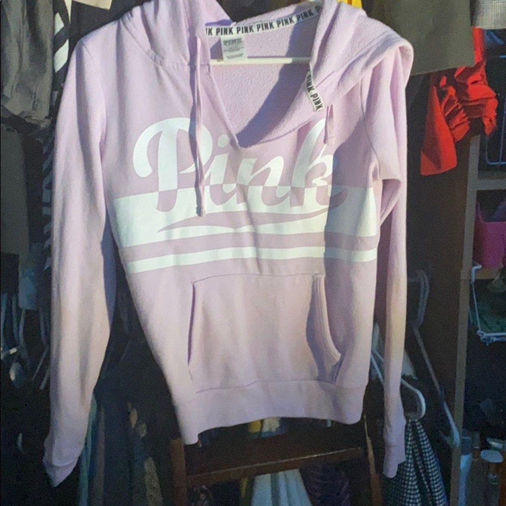 Pink hoodie